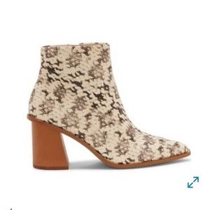 1. State Kelte roccia snakeskin ankle boots Sz 8